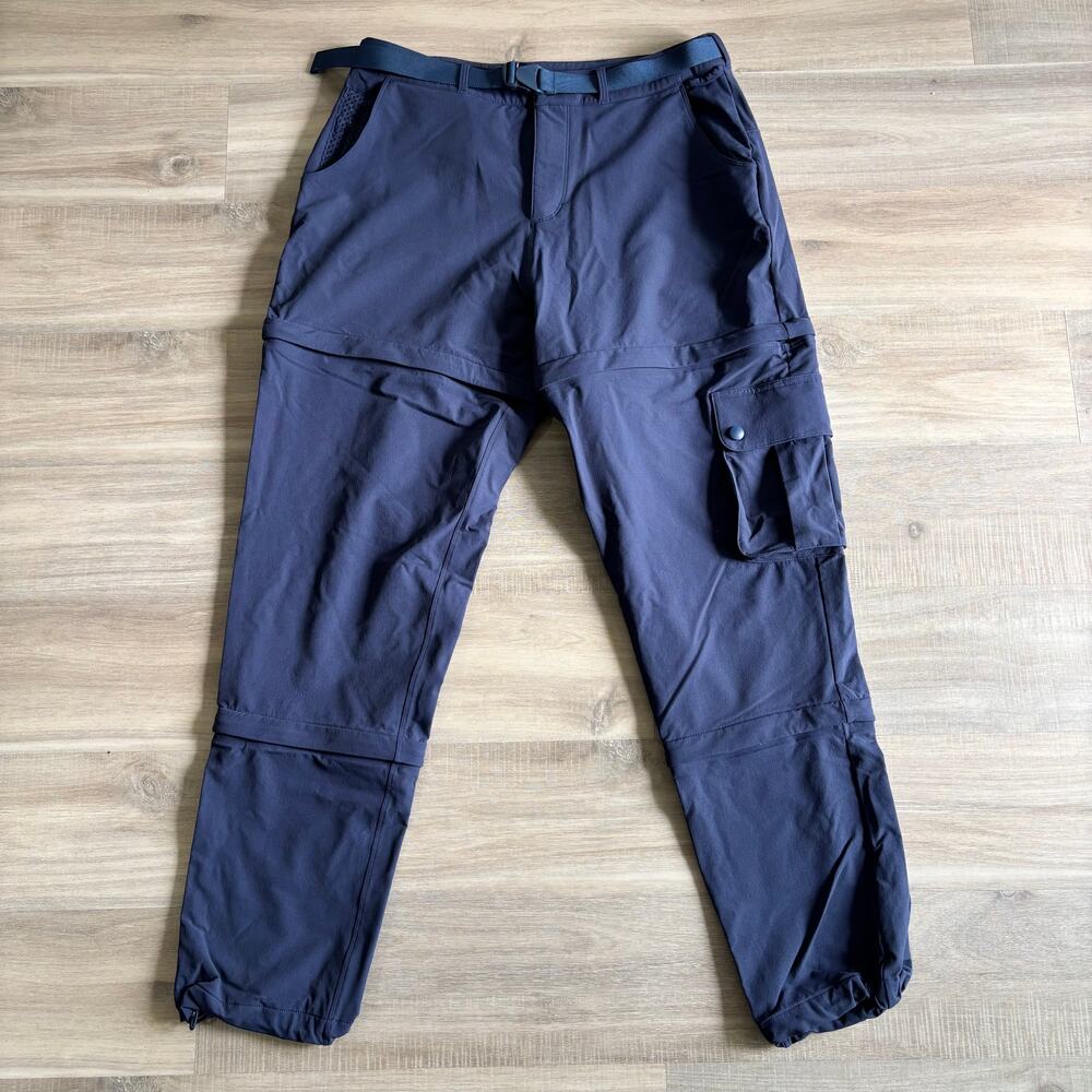 Outdoor Voices Rectrek Zip-Off Hiking Pants Women Size Large Navy